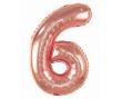 Opakowanie Balon foliowy 6 candy pink 85cm
