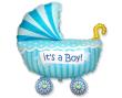 Opakowanie Balon foliowy 61cm Wózek dla chłopca