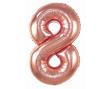 Opakowanie Balon foliowy 8 candy pink 85cm