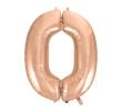 Opakowanie Balon foliowy B&C 0 różowo-złoty 92cm