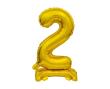 Opakowanie Balon foliowy B&C Cyfra stojąca 2 złota 38cm
