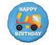 Opakowanie Balon foliowy Betoniarka Happy Birthday 45cm