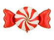 Opakowanie Balon foliowy Cukierek beżowo-czerwony 113x54cm