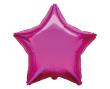 Opakowanie Balon foliowy Gwiazda ciemnoróżowy 45cm