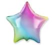 Opakowanie Balon foliowy gwiazda gradient pastelowy 45cm