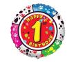 Opakowanie Balon foliowy Happy Birthday 45cm