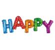 Opakowanie Balon foliowy Happy kolorowy 95x35cm