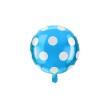 Opakowanie Balon foliowy kropki niebieski