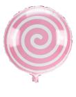 Opakowanie Balon foliowy lizak jasnoróżowy