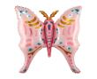 Opakowanie Balon foliowy Motyl różowo-złoty 67x68cm