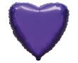 Opakowanie Balon foliowy Serce fioletowe 45cm