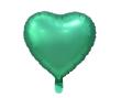 Opakowanie Balon foliowy Serce matowe zielone 45cm
