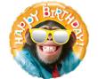 Opakowanie Balon foliowy Smiling chimp Happy Birthday 46cm