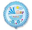 Opakowanie Balon foliowy Wózek dla chłopca 45cm