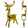 Opakowanie Balon foliowy złoty renifer stojący