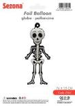 Opakowanie Balon Halloween Szkielet 76x35cm