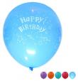 Opakowanie Balon Happy Birthday świecący 30cm 5szt PARTY GO