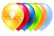 Opakowanie Balon metalik 9 mix kolorów 5szt