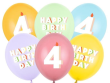Opakowanie Balony 4 mix 30cm 6szt