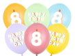 Opakowanie Balony 8 mix 30cm 6szt