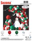 Opakowanie Balony Boże Narodzenie 108szt