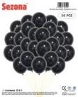 Opakowanie Balony czarne 50szt