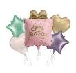 Opakowanie Balony foliowe Prezent Happy Birthday 5szt