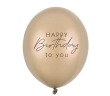 Opakowanie Balony Happy Birthday Metallic Cold Gold 30cm 6szt