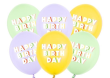 Opakowanie Balony Happy Birthday mix 30cm 50szt