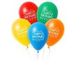 Opakowanie Balony Happy Birthday z konfetti 30cm 5szt