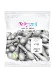 Opakowanie Balony lateksowe Chrome srebrne 12cm 100szt