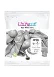 Opakowanie Balony lateksowe Chrome srebrne 25cm 50szt
