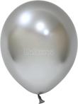 Opakowanie Balony lateksowe Chrome srebrne 25cm 50szt