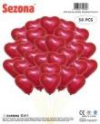 Opakowanie Balony Serce 25cm 50szt