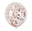 Opakowanie Balony z konfetti czerwonym 30cm 5szt