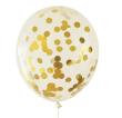 Opakowanie Balony z konfetti złotym 30cm 5szt