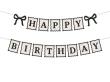 Opakowanie Baner Happy Birthday Kokardki 100cm