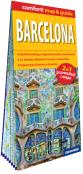 Okładka książki Barcelona laminowany przewodnik i mapa 2w1