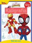 Okładka książki Baw się i ucz! Kaligrafia. Marvel Spidey i super-kumple