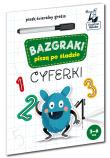 Bazgraki piszą po śladzie. Cyferki. Autor: Opracowanie zbiorowe. Dadada.pl Okładka książki Bazgraki piszą po śladzie. Cyferki