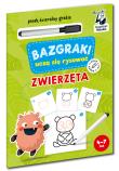 Bazgraki uczą się rysować. Zwierzęta. Kapitan Nauka. Autor: Opracowanie zbiorowe. Dadada.pl Okładka książki Bazgraki uczą się rysować. Zwierzęta. Kapitan Nauka