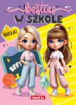 Besties. W szkole z naklejkami. Autor: Katarzyna Salamon. Dadada.pl Okładka książki Besties. W szkole z naklejkami