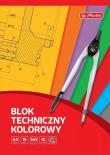 Opakowanie Blok A4/10K techniczny kolorowy (20szt) HERLITZ