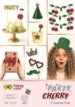Opakowanie Blok A4 holographic+brokat 10ark Party Cherry
