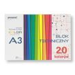 Opakowanie Blok techniczny A3 kolorowy 185g 20 arkuszy