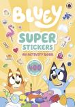 Bluey Super Stickers wer. angielska. Autor: Bluey. Dadada.pl Okładka książki Bluey Super Stickers wer. angielska