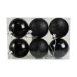 Opakowanie Bombki czarno-brokatowe 6szt