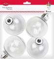 Opakowanie Bombki plastikowe kule 8cm 4szt