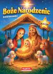 Boże Narodzenie Szopka z naklejkami. Autor: Wiktoria Kohnke. Dadada.pl Okładka książki Boże Narodzenie Szopka z naklejkami