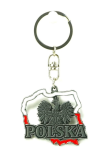 Opakowanie Brelok metalowy kontur Polski wersja 2 6cm